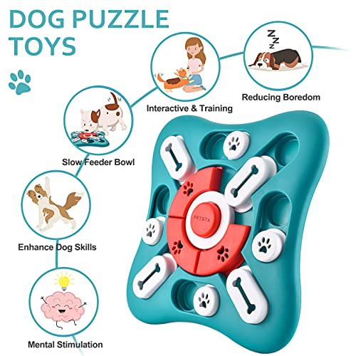 PETSTA Dog Puzzle Toys, Treat Dispensing Dog Enrichment Toys for IQ Training and Brain Stimulation, Interactive Mentally Stimulating Toys as Gifts for Puppies, Cats, Dogs - Image 6