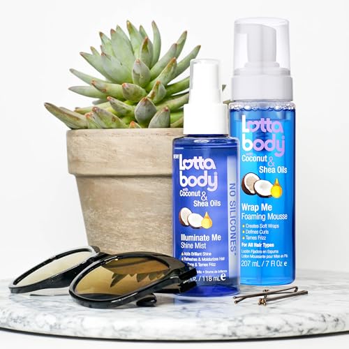 Lottabody Coconut Oil and Shea Wrap Me Foaming Curl Mousse , Creates Soft Wraps, Hair Mousse for Curly Hair, Defines Curls, Anti Frizz, 7 Fl Oz - Image 11