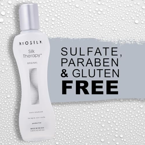 BioSilk Silk Therapy Original, Reconstructing Treatment For Adding Shine & Helping Prevent Split Ends, Sulfate, Paraben, & Cruelty-Free, 5.64 Oz - Image 7