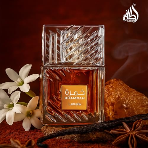 Lattafa Khamrah - Vanilla, Warm Spicy, Amber, Cinnamon - Eau de Parfum Long-Lasting Fragrance for Unisex, 3.40 Ounce / 100 ml - Image 8