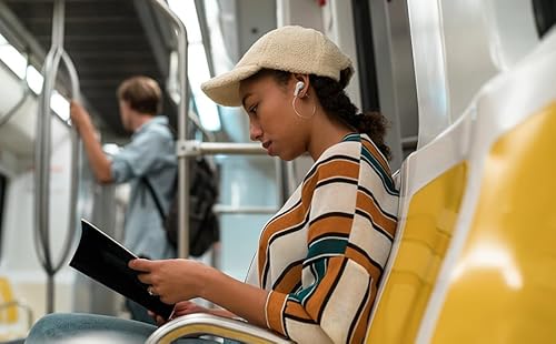 JBL Vibe Beam - True Wireless JBL Deep Bass Sound Earbuds, Bluetooth 5.2, Water & Dust Resistant, Hands-free call with VoiceAware, Up to 32 hours of battery life (White) - Image 8