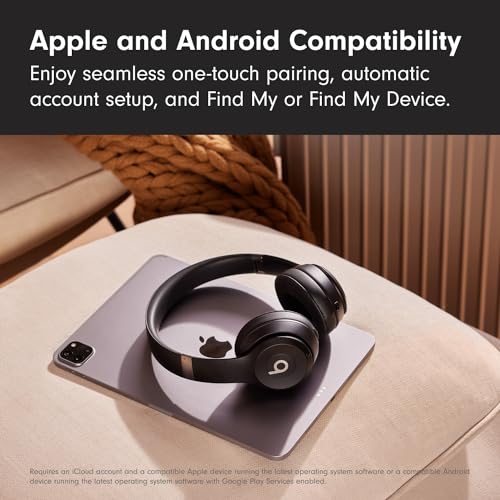 Beats Solo 4 - Wireless On-Ear Bluetooth Headphones, Up to 50-Hour Battery Life, Ultra-Lightweight Comfort, Powerful and Balanced Sound, Apple & Android Compatible - Matte Black - Image 9