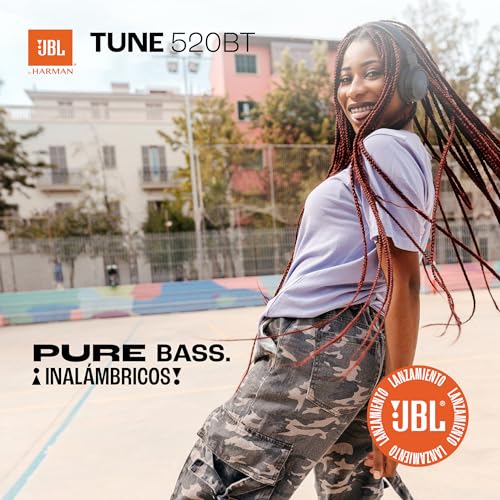 JBL Tune 520BT - Wireless On-Ear Headphones, Up to 57H Battery Life and Speed Charge, Lightweight, Comfortable and Foldable Design, Hands-Free Calls with Voice Aware (Black) - Image 6