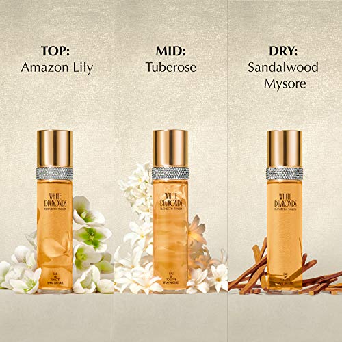 Elizabeth Taylor White Diamonds Women's Perfume, Long-Lasting Floral Fragrance, Eau de Toilette EDT Spray, Gift for Her, 3.3 fl oz - Image 6