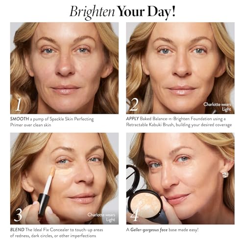 LAURA GELLER NEW YORK Award-Winning Baked Balance-n-Brighten Color Correcting Powder Foundation - Medium - Buildable Light to Medium Coverage - Demi-Matte Natural Finish - Image 6