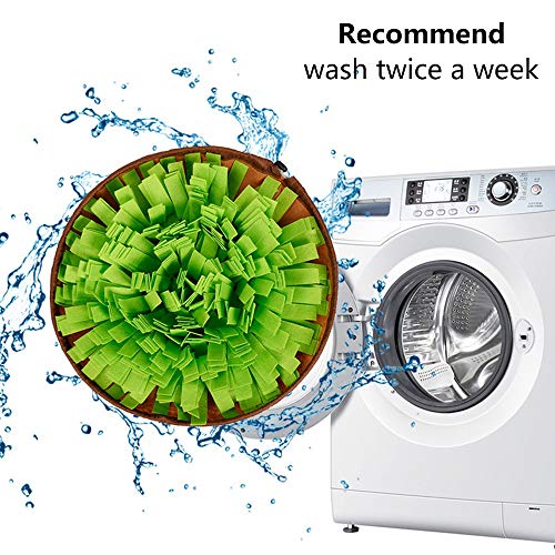 AWOOF Pet Snuffle Mat for Dogs, Interactive Feed Game for Boredom, Encourages Natural Foraging Skills for Cats Dogs Bowl Travel Use, Dog Treat Dispenser Indoor Outdoor Stress Relief - Image 7