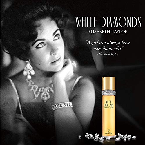 Elizabeth Taylor White Diamonds Women's Perfume, Long-Lasting Floral Fragrance, Eau de Toilette EDT Spray, Gift for Her, 3.3 fl oz - Image 5
