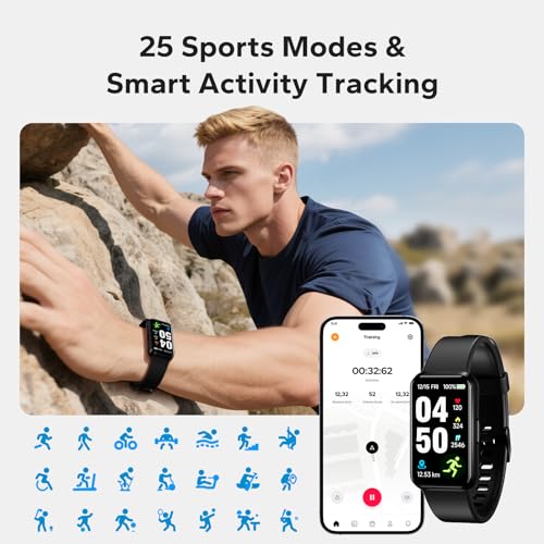 pixtlcoe Fitness Smart Trackers with 24/7 Health Monitoring,Heart Rate Sleep Blood Pressure Oxygen Monitor/Calorie Steps Counter Pedometer Activity Tracker/Smart Notifications for Men Women - Image 5