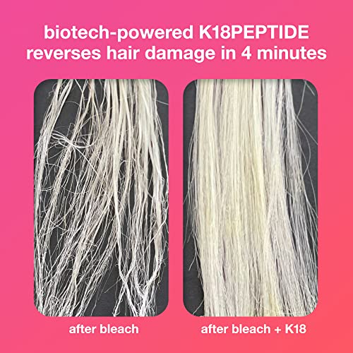 K18 Mini Leave-In Molecular Hair Mask, Repairs Dry or Damaged Hair, Reverse Hair Damage from Bleach, Color, Chemical Services & Heat - Image 4