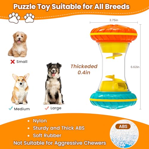 BoYoYo Interactive Dog Puzzle Toys for Boredom, Dogs Enrichment Toy to Keep Them Busy, Treat Dispensing Slow Feeder - Image 3