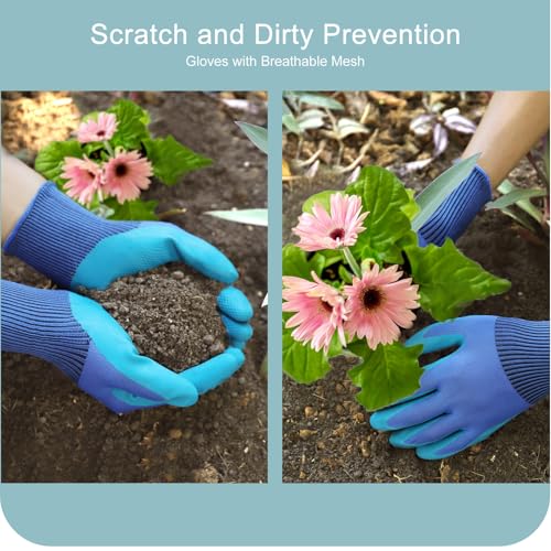 Kynup Garden Tools 7-Piece, Gardening Hand Tools, Gardening Tools Set Cultivators with Rust-Proof,Stainless Steel, Aluminum Alloy Material, Gardening Supplies Set Ideal Gift - Image 6