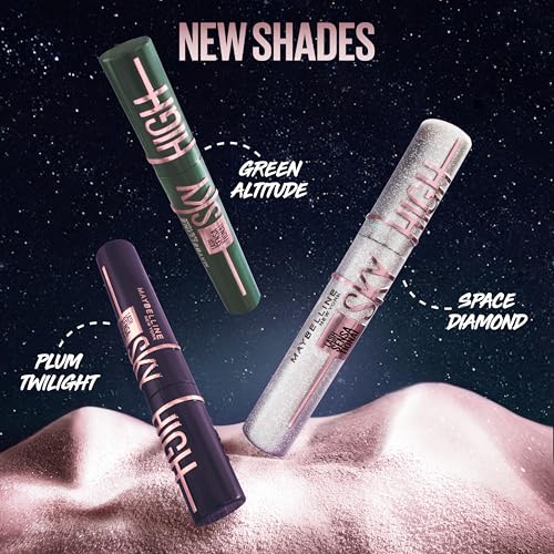 Maybelline Lash Sensational Sky High Washable Mascara Makeup, Volumizing, Lengthening, Defining, Curling, Multiplying, Buildable Formula, Blackest Black, 1 Count - Image 7