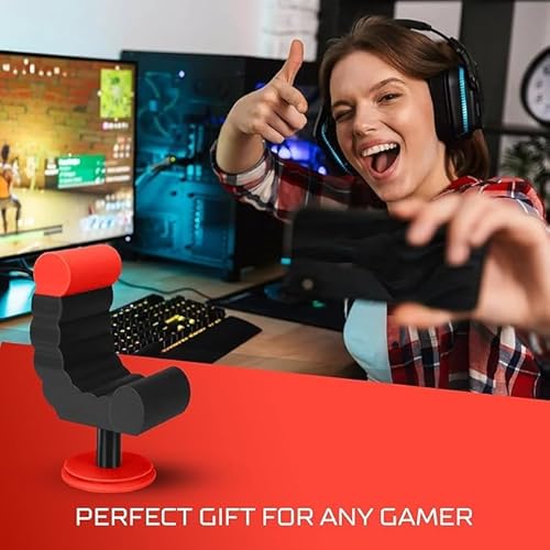 VELENTI Gamer Chair Phone Stand - Phone Holder for Smartphones, Kindles Up to 19 cm Tall - Fun Gaming Accessories for Gamers - Useful Gamer Gadgets - Lovely Birthday Gift for Gamers - Image 5
