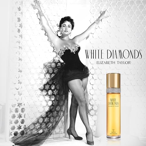 Elizabeth Taylor White Diamonds Women's Perfume, Long-Lasting Floral Fragrance, Eau de Toilette EDT Spray, Gift for Her, 3.3 fl oz - Image 3