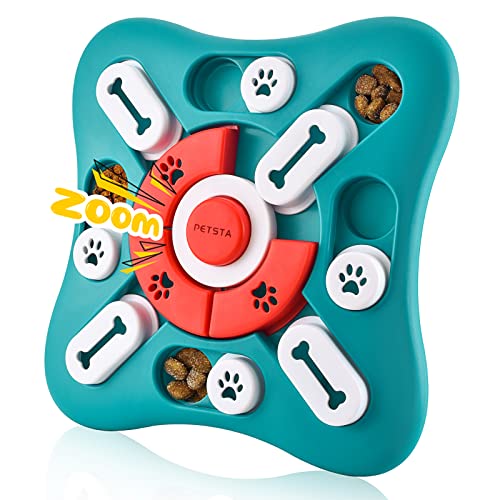 PETSTA Dog Puzzle Toys, Treat Dispensing Dog Enrichment Toys for IQ Training and Brain Stimulation, Interactive Mentally Stimulating Toys as Gifts for Puppies, Cats, Dogs - Image 2