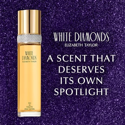Elizabeth Taylor White Diamonds Women's Perfume, Long-Lasting Floral Fragrance, Eau de Toilette EDT Spray, Gift for Her, 3.3 fl oz - Image 4
