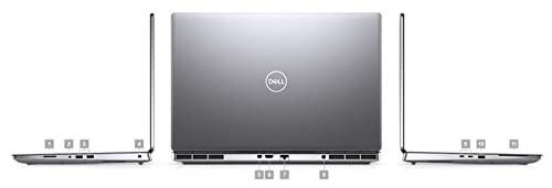 Dell Precision 7760 Workstation Laptop | 17.3" 3840x2160 4k | Xeon W - 11955M - 2TB SSD + 2TB SSD Hard Drive - 128GB RAM - Nvidia RTX A5000 | 8 cores @ 5 GHz - 16GB GDDR6 Win 11 Pro Silver (Renewed) - Image 4