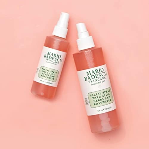 Mario Badescu Facial Spray with Aloe, Herbs and Rose Water for All Skin Types, Face Mist that Hydrates, Rejuvenates & Clarifies, 4 FL OZ - Image 7