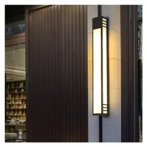 ZREVSB Modern Simple Outdoor Waterproof LED Wall Lamp Courtyard Garden Exterior Lighting Villa Door Post Lamp,Led Ceiling Pendant ()