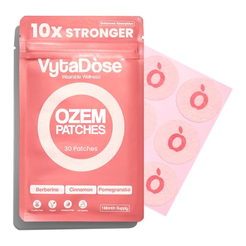 Vytadose Extra Strength GLP1 Patches – 10x Stronger Formula with Berberine, Green Tea & Pomegranate – New & Improved Kind of Patch -These are Kind Patches for Your Skin+GLP-1 Patch for Hunger Support - Image 2