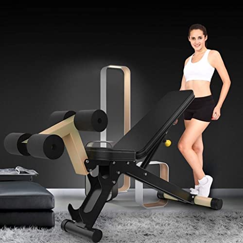 UYCVT Adjustable Weight Bench Multi-Function Dumbbell Bench Sit-Ups Fitness Equipment Bench Press for Weight Lifting Strength Training - Load-Bearing 120Kg - Image 7