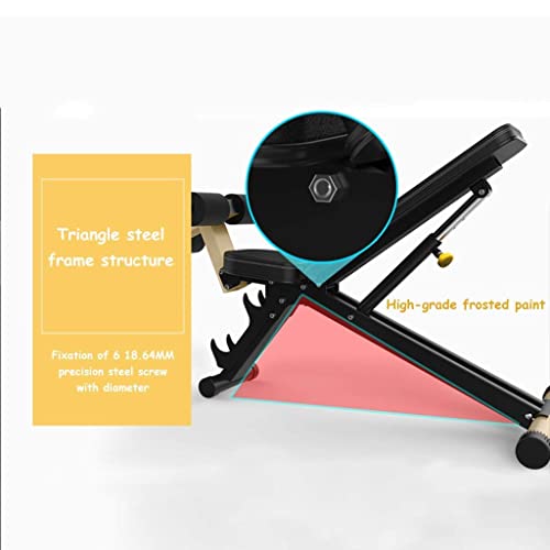 UYCVT Adjustable Weight Bench Multi-Function Dumbbell Bench Sit-Ups Fitness Equipment Bench Press for Weight Lifting Strength Training - Load-Bearing 120Kg - Image 8