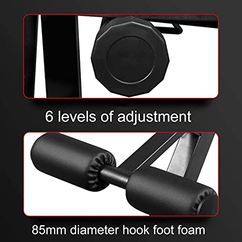ABZHNM Foldable Dumbbell Stool Adjustable Standard Bench Multifunctional Weightlifting Bed 4 Adjustable Can Bear 200Kg Fitness Chair Adjustable Benches - Image 4