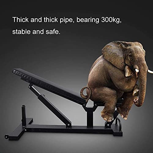 ABZHNM Adjustable Bench Sports Dumbbell Stool Household Weightlifting Bed Indoor Sit-Ups Exercise Machine Exercise Bearing 300Kg Adjustable Benches - Image 8