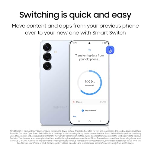 SAMSUNG Galaxy S25 Cell Phone, 256GB Smartphone, Unlocked Android, AI Night Mode Camera, Snapdragon 8 Elite Fast Processor, ProScaler Display, 4000mAh Battery, 2025, US 1 Yr Warranty, Silver Shadow - Image 8