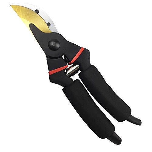 gonicc 8" Professional Premium Titanium Bypass Pruning Shears (GPPS-1003), Hand Pruners, Garden Clippers. - Image 4
