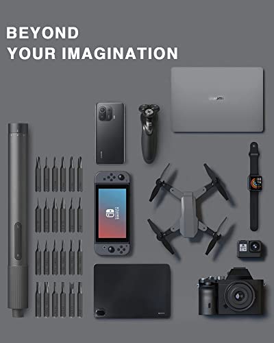 XIAOMI Electric Precision Screwdriver, All-Metal Gearbox, Powerful Magnetic Motor, Rechargeable Lithium Battery, S2 Steel Screwdriving Bits, Type-C Charging, Aluminium Alloy Case, Grey - Image 9
