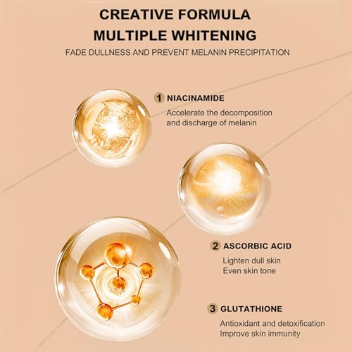 R RadiantRise Vitamin C Skin Care Set For Women , 5-In-1 Moisturizing Hyaluronic Acid Skin Care Routine with Facial Cleanser, Serum, Face Cream, Eye Cream, Toner - Image 4