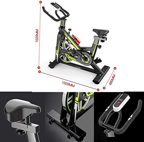 Exercise Bike Stationary Indoor Cycling Bike Exercise Equipment for Home Workouts Cardio Training with Comfortable Seat Silent Belt Drive Adjustable Magnetic - Image 7