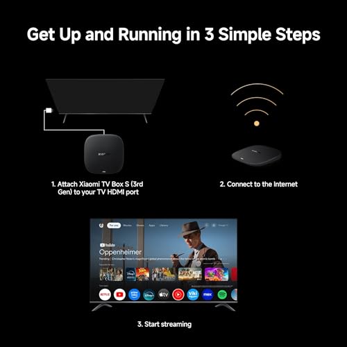 Xiaomi TV Box S 3rd Gen - 4K UHD, Google TV, 32GB Memory, Dolby Vision & Atmos, WiFi 6, HDMI 2.1, Fast Streaming, Compact and Powerful - Image 9