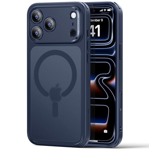 ESR for iPhone 17 Pro Max Case, Camera Control, Compatible with MagSafe, Shockproof Military-Grade Protection, Magnetic Phone Case for iPhone 17 Pro Max, Classic Hybrid Case, Frosted Blue - Image 2