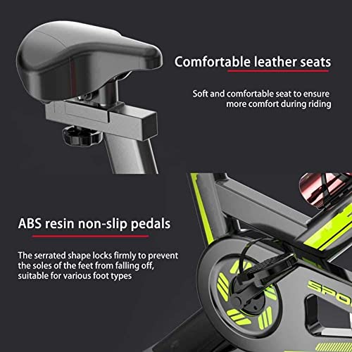 Exercise Bike Stationary Indoor Cycling Bike Exercise Equipment for Home Workouts Cardio Training with Comfortable Seat Silent Belt Drive Adjustable Magnetic - Image 4