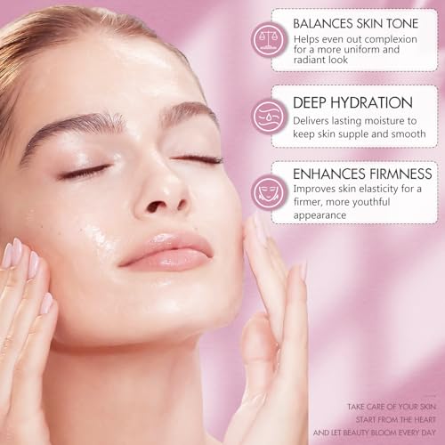 Valentines Day Gifts for Woman Skin Care Set Travel Size, Daily Routine with Hydrate + Protect SkinCare 7-Pieces Travel Kit for Women|Cleanser, Cream, Serum, Eye Cream, Lotion, Lip Mask, Jelly Patches - Image 5