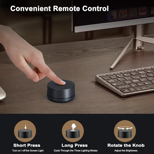 Xiaomi Mi Computer Monitor Light Bar - Easy Installation, Extra Computer Lighting w/o Taking Desktop Space, w/Wireless Remote Control Adjusting Lights Easily - Image 10