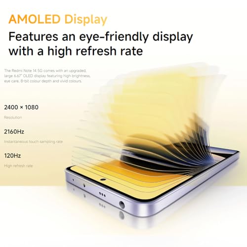 Xiaomi Redmi Note 14 Pro 5G + 4G LTE (for Tmobile Mint Tello & Global) (256GB + 8GB) NFC 6.67" 120Hz 200MP Pro AI Camera Model 24090RA29G Unlocked Dual Sim (Midnight Black) - Image 9