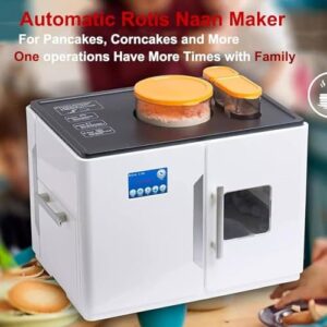 Fully Automatic Roti Maker Machine – One-Click Robot for 20 Roti, Tortillas & Dosa – Easy, Fast, 110V Kitchen Appliance for Home Cooking