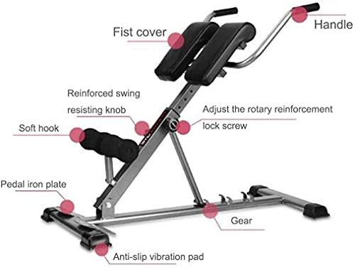 UYCVT Adjustable Weight Bench Ergonomically Height Adjustable Fitness Equipment Multi-Function Back Extension Bench Indoor Dumbbell Stool Adjustable Benches - Image 5