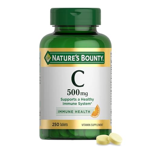 Nature's Bounty Vitamin C 500mg, Supports a Healthy Immune System, Daily Vitamin Supplement, 250 Vegetarian Tablets - Image 2