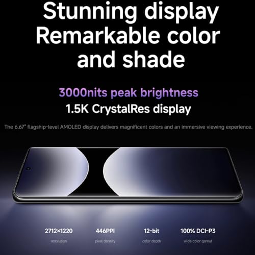 Xiaomi Redmi Note 14 Pro 5G + 4G LTE (for Tmobile Mint Tello & Global) (256GB + 8GB) NFC 6.67" 120Hz 200MP Pro AI Camera Model 24090RA29G Unlocked Dual Sim (Midnight Black) - Image 7