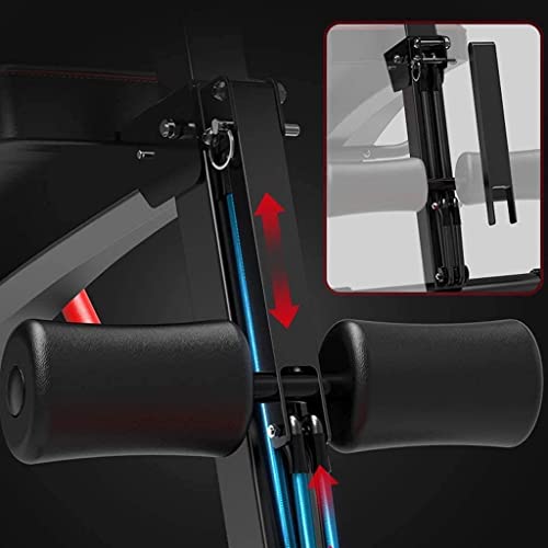 UYCVT Adjustable Bench Indoor Dumbbell Stool Household Weightlifting Bed Sit-Ups Fitness Equipment Strength Training Exercise Bearing 250Kg Adjustable Benches - Image 4