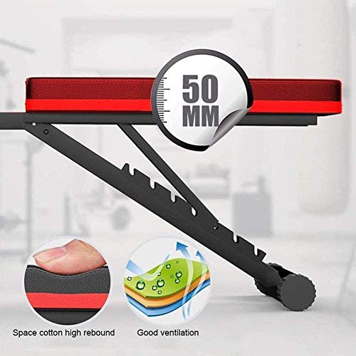 Weight Benches Dumbbell Stool Folding Incline Rejection Exercise Weight Bench Ab Bench Trainer Fitness Equipment for Home Gym - Image 4