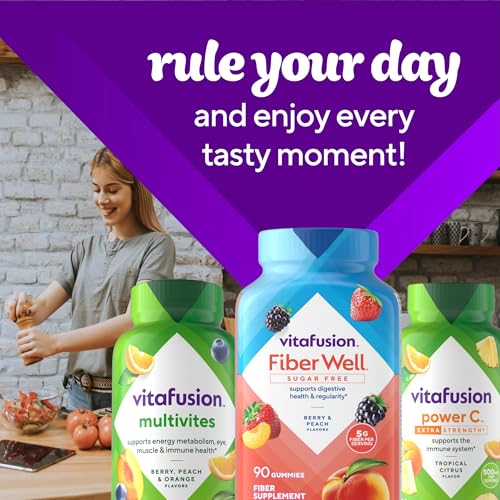 Vitafusion Fiber Well Gummy Vitamins, 90 Count (Packaging May Vary) - Image 11