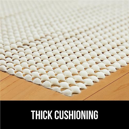 GORILLA GRIP Strong Rug Pad Gripper, US Designed, Grips Keep Area Rugs Safe and in Place, Thick, Slip and Skid Resistant Pads for Hard Floors, Under Carpet Mat Cushion and Hardwood Protection 2x3 FT - Image 8