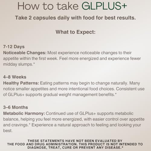 GLP-1 Supplement for Women and Men | Hunger & Metabolism Support - Expert Formulated to Support GLP1 | Probiotic and Prebiotic (60 Capsules) - Image 9