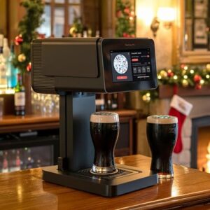 Ripples – The Original Maker PRO – Beverage-Top Printer for Foam Drinks & Desserts | Dual Pod Holders for Multi-Color Prints | Selfie & Personalized Designs | Easy Setup & Social Media Boost