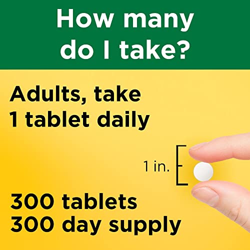 Nature Made Vitamin D3 1000 IU (25 mcg), Vitamin D Supplement for Bone, Teeth, Muscle and Immune Health Support, 300 Tablets, 300 Day Supply - Image 8